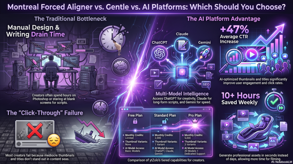 Montreal Forced Aligner vs. Gentle vs. AI Platforms: Which Should You Choose?