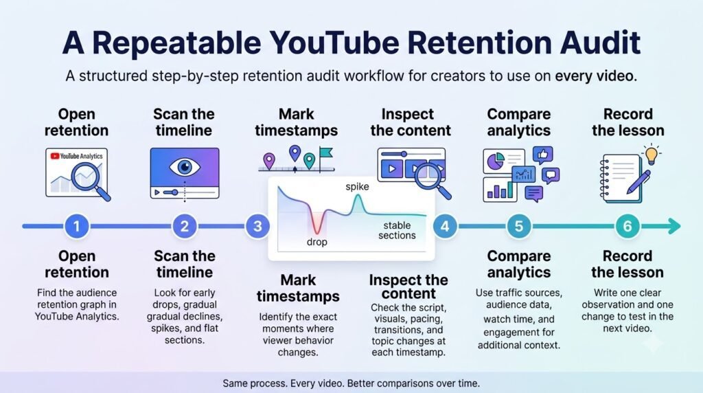 A Repeatable YouTube Retention Audit