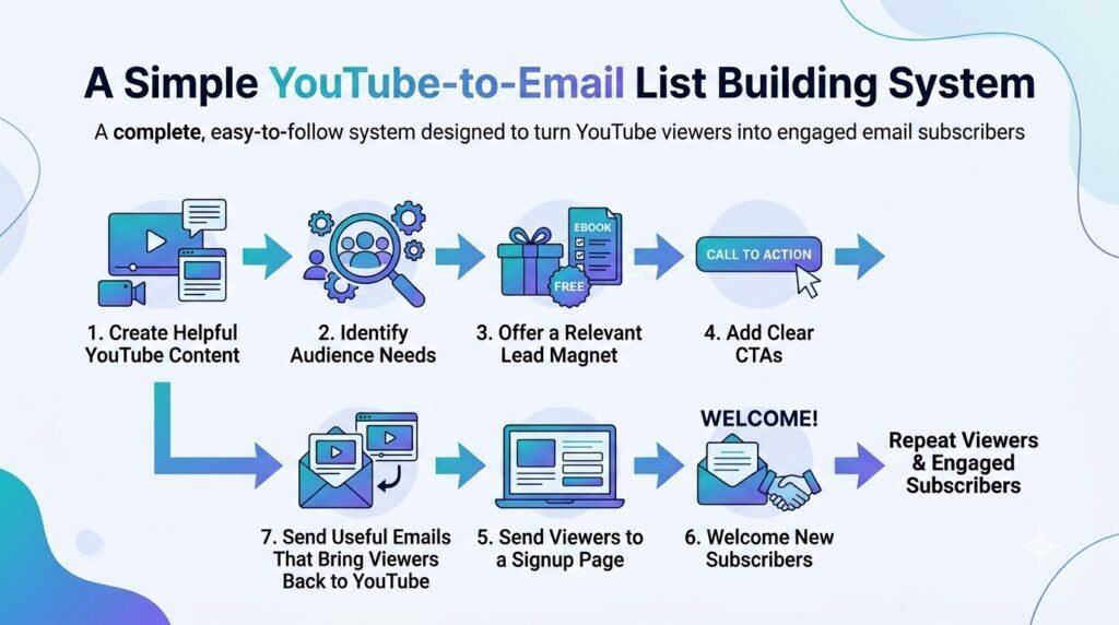 How to Build an Email List From Your YouTube Channel: A Step-by-Step Guide 12 A Simple YouTube-to-Email List Building System