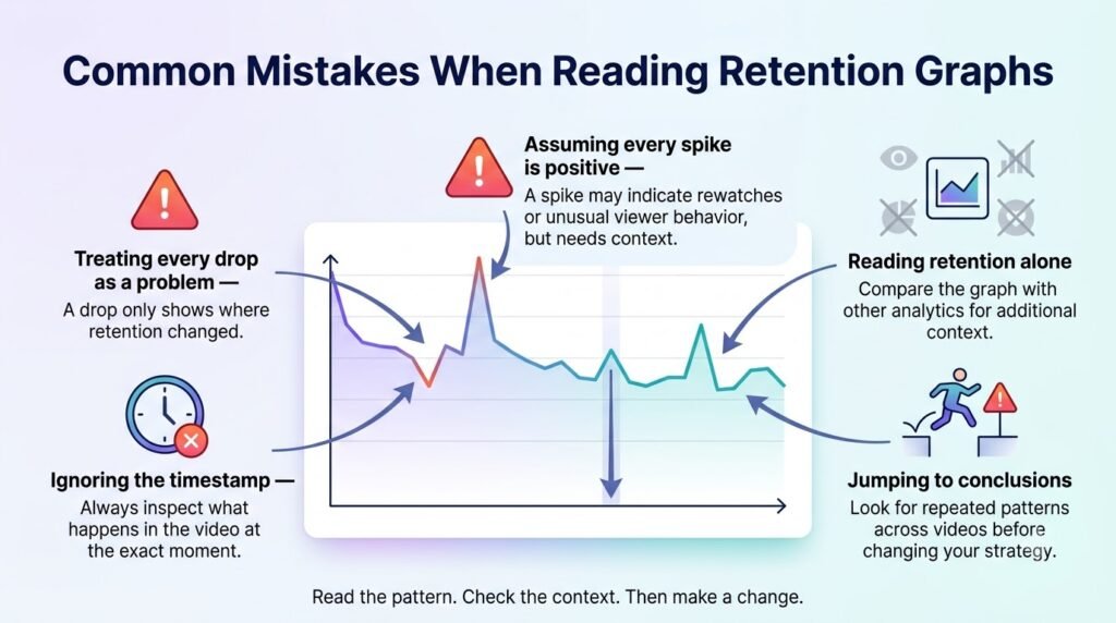 Common Mistakes When Reading Retention Graphs
