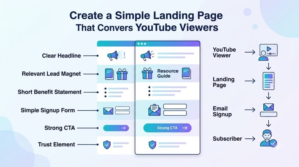 How to Build an Email List From Your YouTube Channel: A Step-by-Step Guide 4 Create a Simple Landing Page That Converts YouTube Viewers