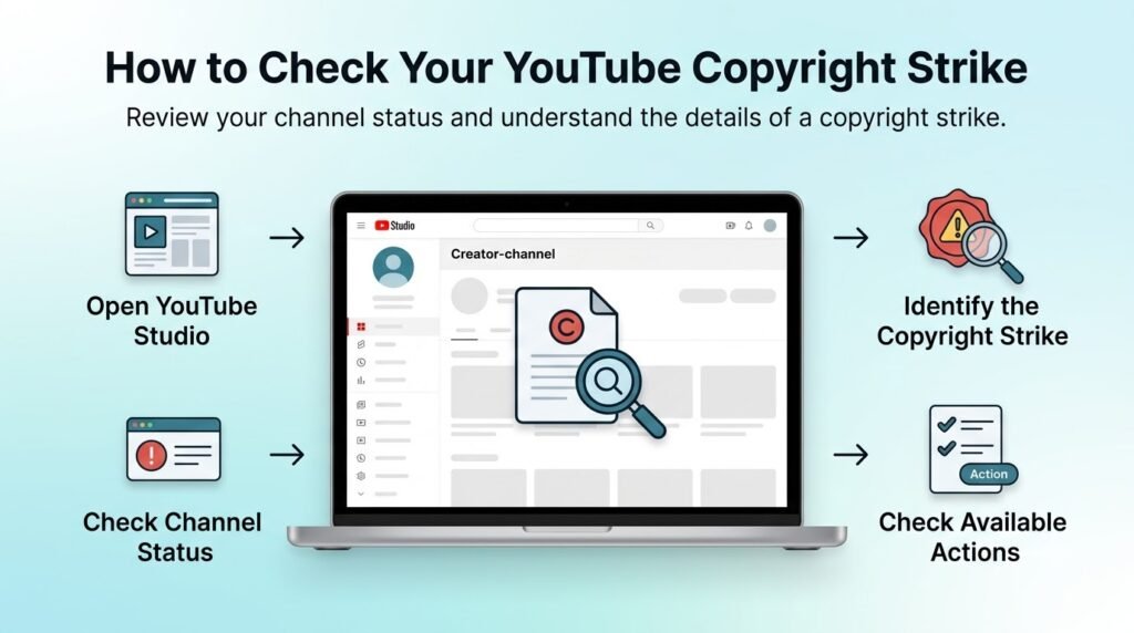 How to Check Your YouTube Copyright Strike