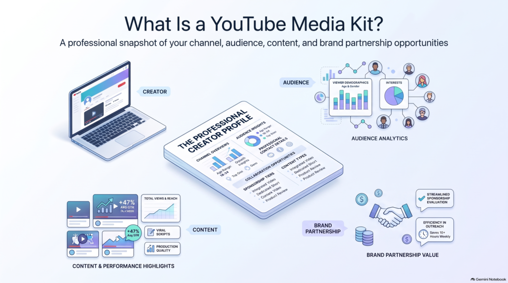 What is a YouTube media kit?