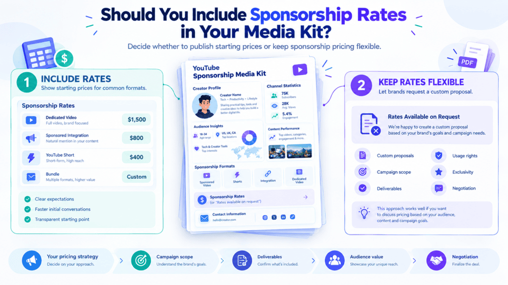 Should you include sponsorship rates in your media kit 
