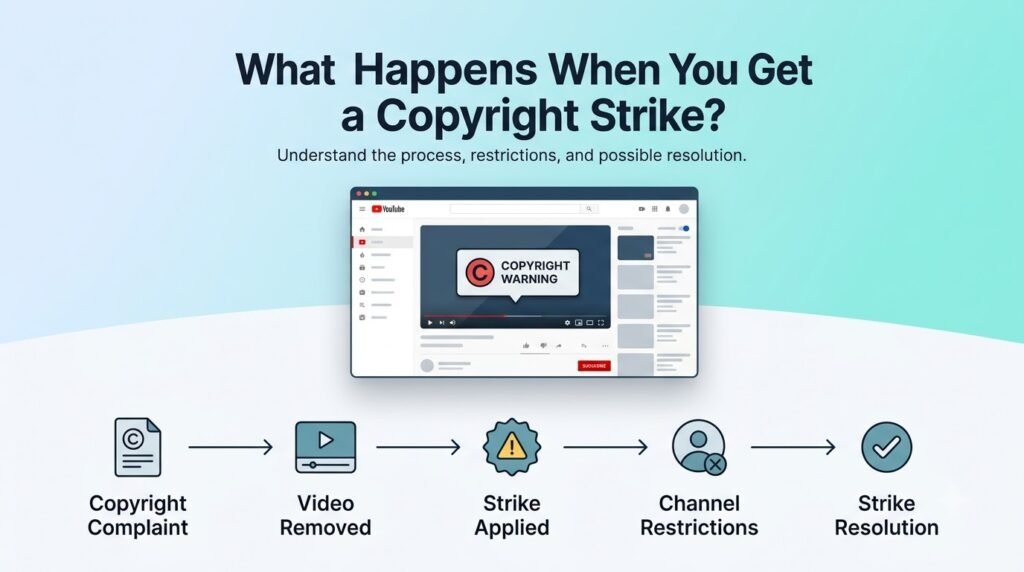 What Happens When You Get a Copyright Strike on YouTube