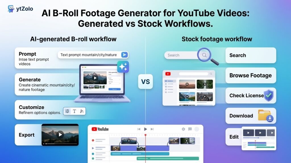 ai b-roll footage generator for youtube videos
