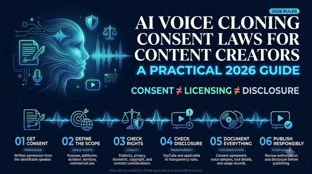 AI Voice Cloning Consent Laws for Content Creators A Practical 2026 Guide