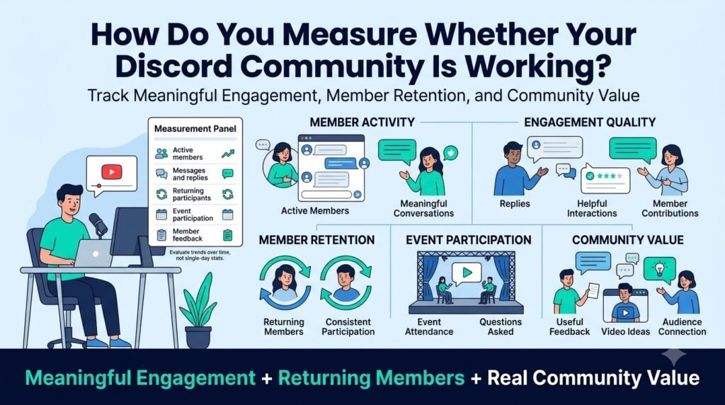 How to Build a Discord Community for Your YouTube Channel: 7 Steps 8 How do you measure whether your Discord community is working