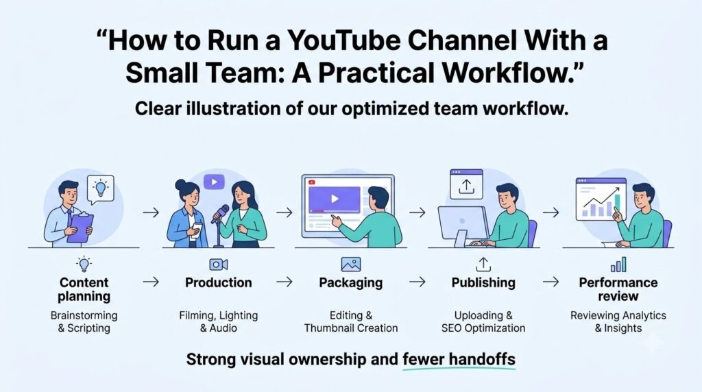 How to Run a YouTube Channel With a Small Team A Practical Workflow