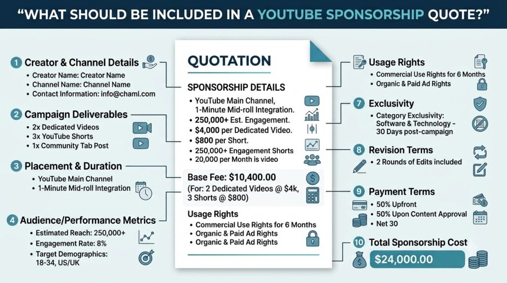 How to Price Sponsorship Rates for a YouTube Channel 6 YouTube sponsorship pricing