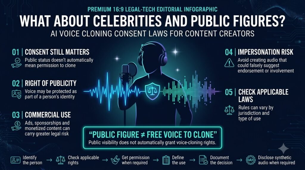 ai voice cloning consent laws for content creators