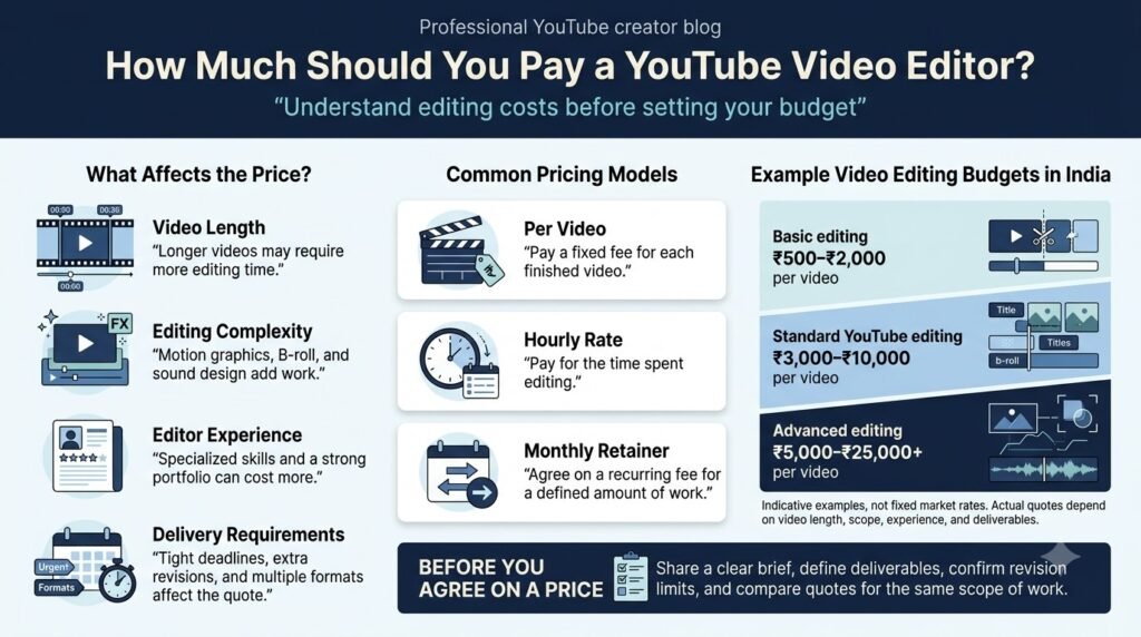How to Find and Hire a Video Editor for Your YouTube Channel 6 how much does it cost to hire a YouTube video editor