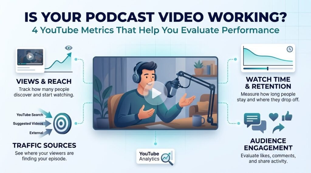 how to convert a podcast to video